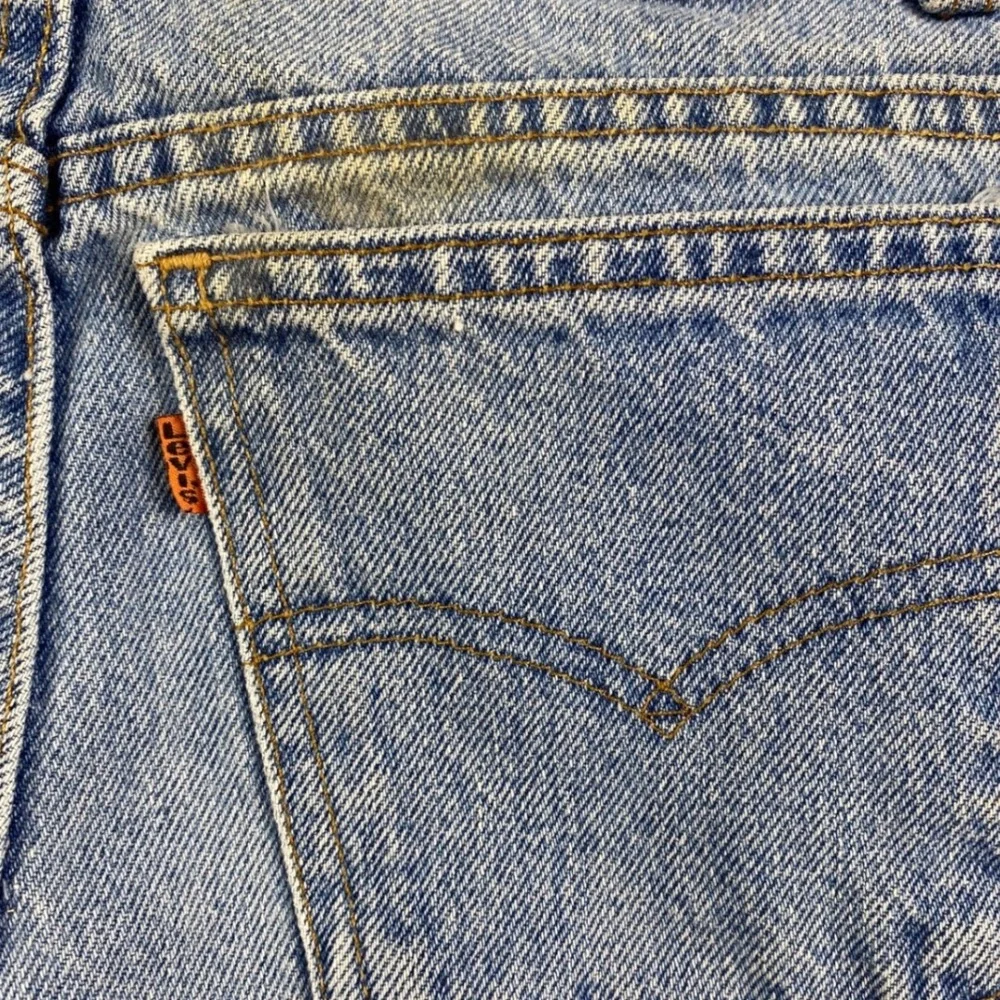 Levis 550 Student Vintage Orange‎ Tab Jeans Made in USA Blue W29 L32 40750-0299